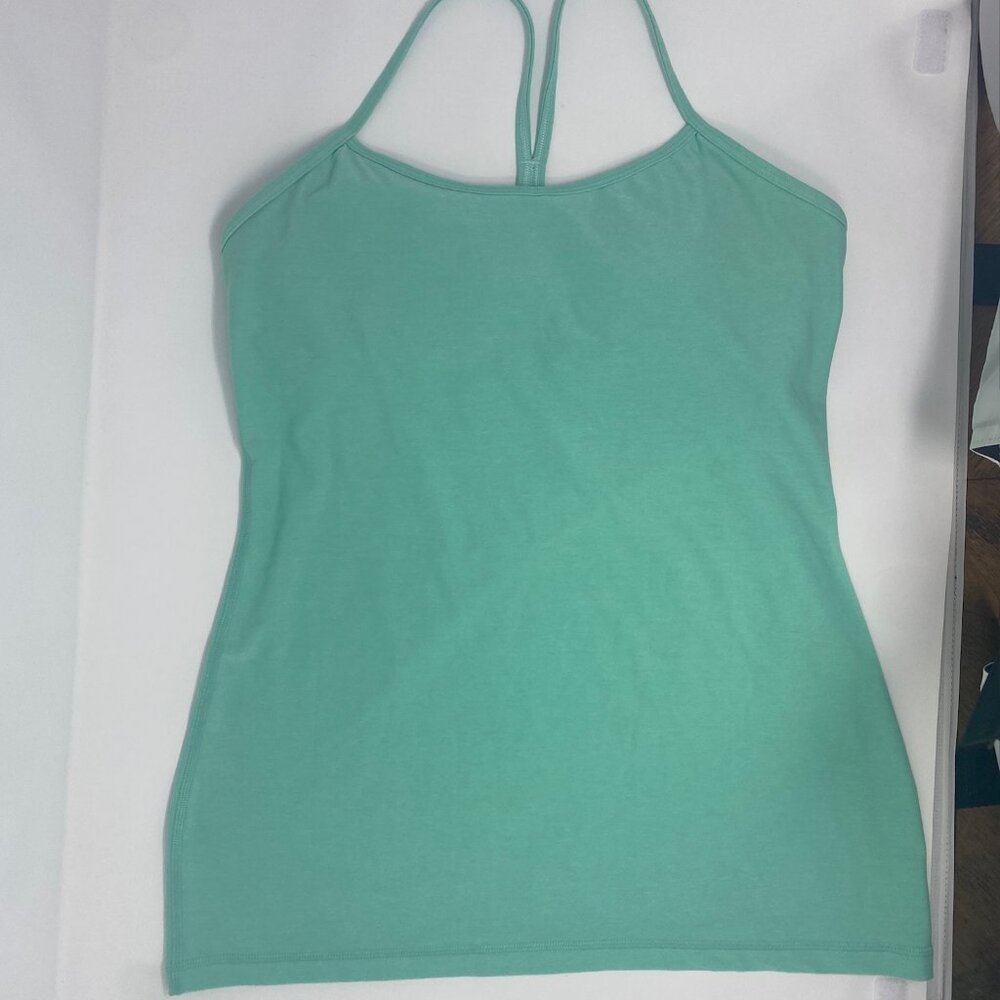 Seafoam Lululemon Y Tank - Picture 3 of 7